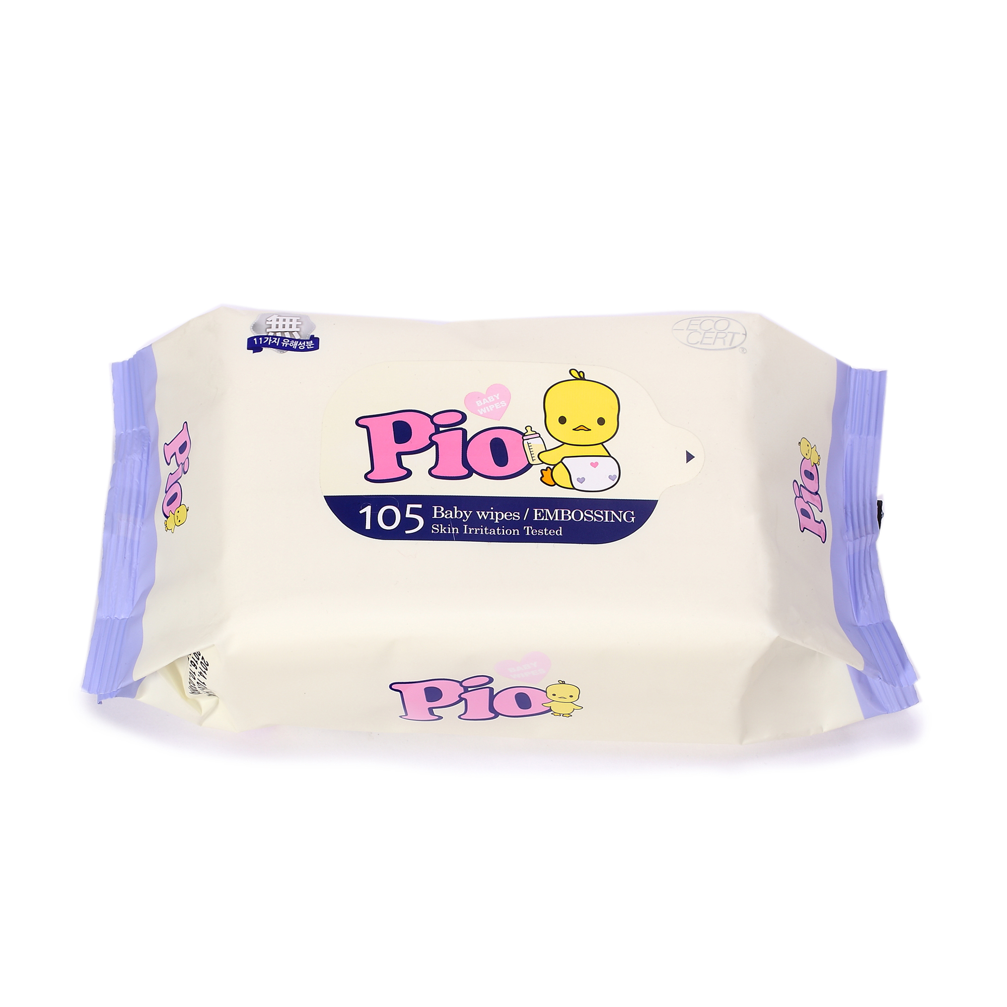 韩国Pio 天然矿泉水婴儿湿巾105片 Premium/Embo 三包装