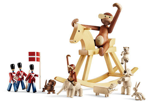 丹麦木艺-微笑小猴和锡兵-丹麦-维兹奥勒