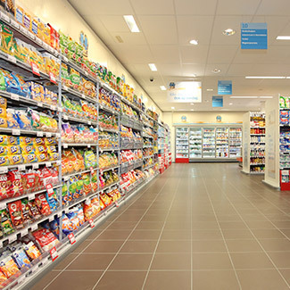 荷兰Albert Heijn店内大厅