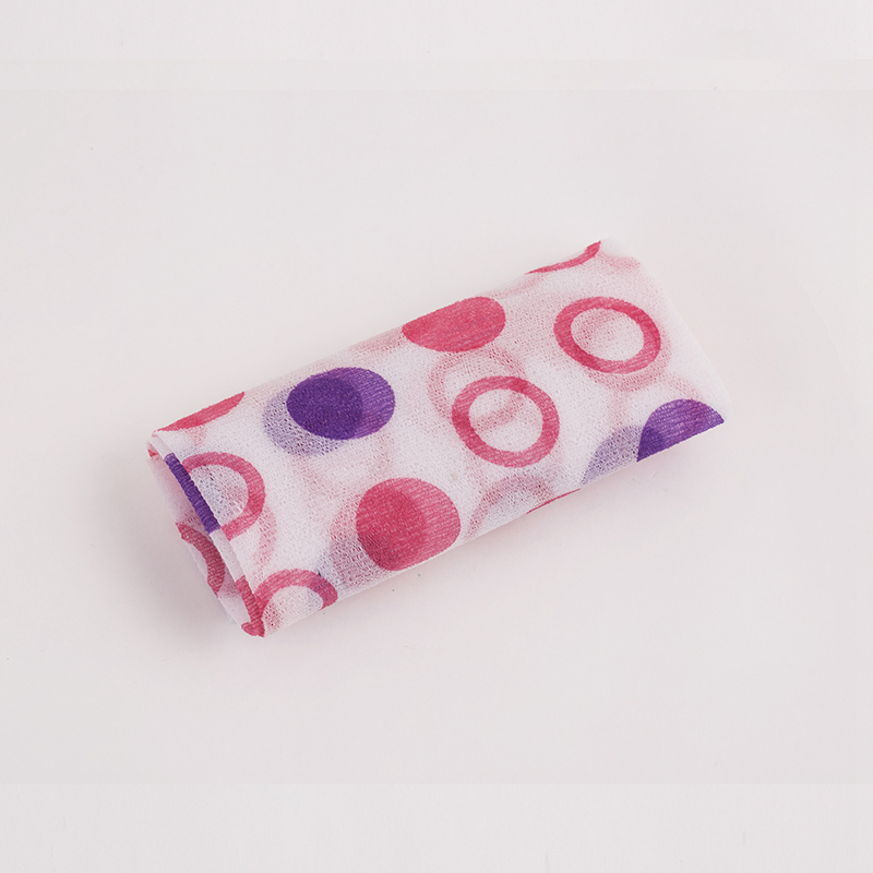 Sungbo Cleamy搓澡巾红白圆圈