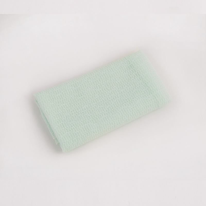 韩国去角质起泡搓澡巾湖蓝纯色