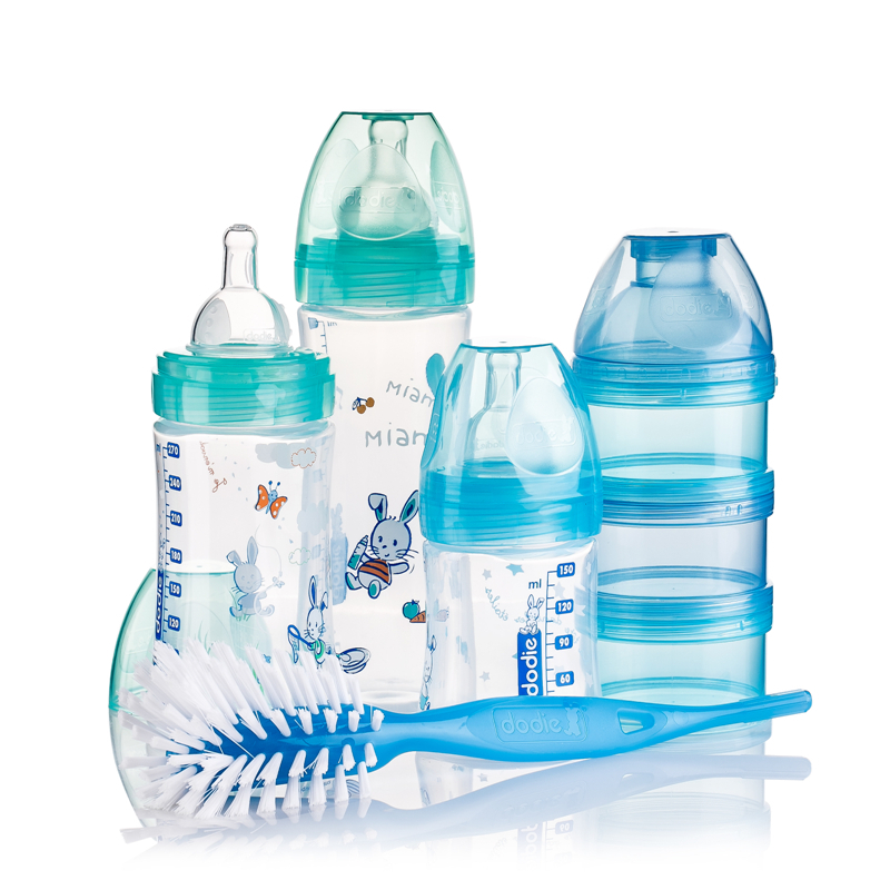 DODIE Initiation宽口婴儿奶瓶调奶器必备实用经济套装