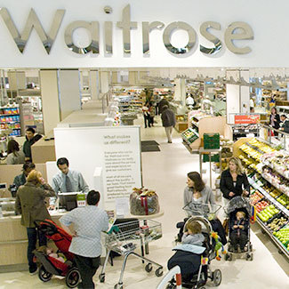 伦敦Waitrose店内大厅