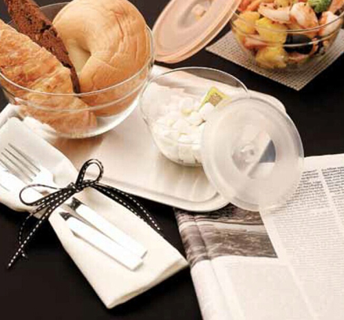 韩国HautWare硅胶玻璃容器400ml