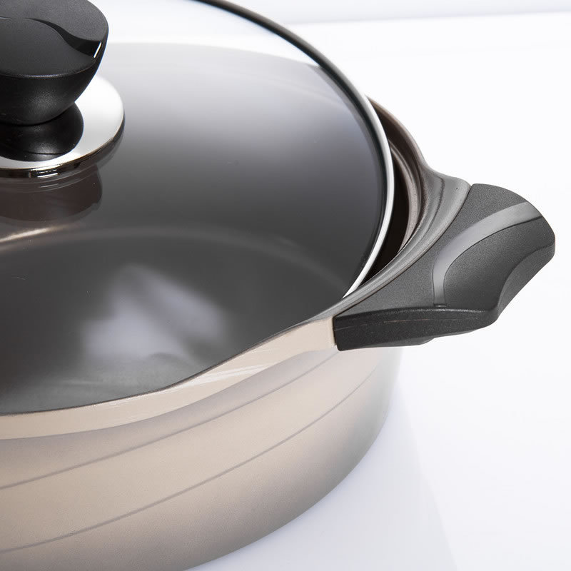 韩国QUEENSENSE深底陶瓷涂层底部3D加热汤锅