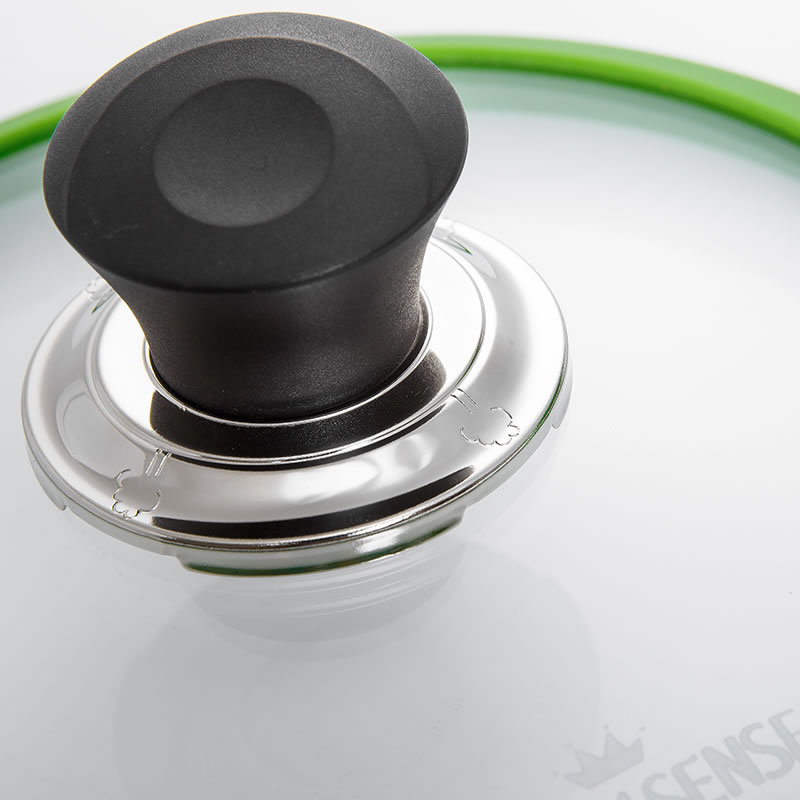 韩国QUEENSENSE绿色陶瓷涂层底部3D加热汤锅