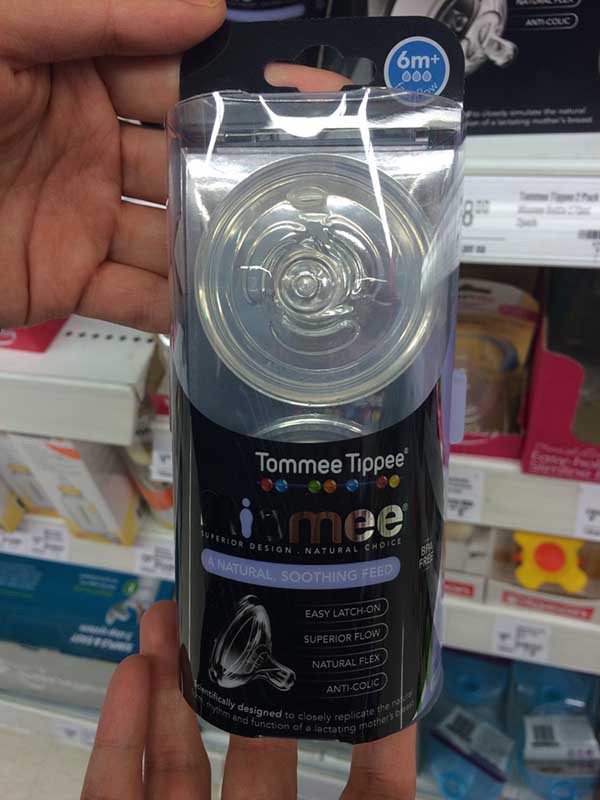 TOMMEE TIPPEE 汤美天地防胀气专用奶嘴 2个装-coles澳大利亚墨尔本 TOMMEE TIPPEE 汤美天地防胀气专用奶嘴 2个装