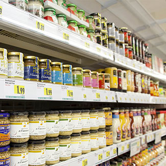 维也纳MERKUR食品货架