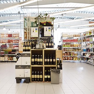 比利时Bio-planet商品货架