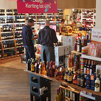 埃因霍温Gall & Gall酒类货架