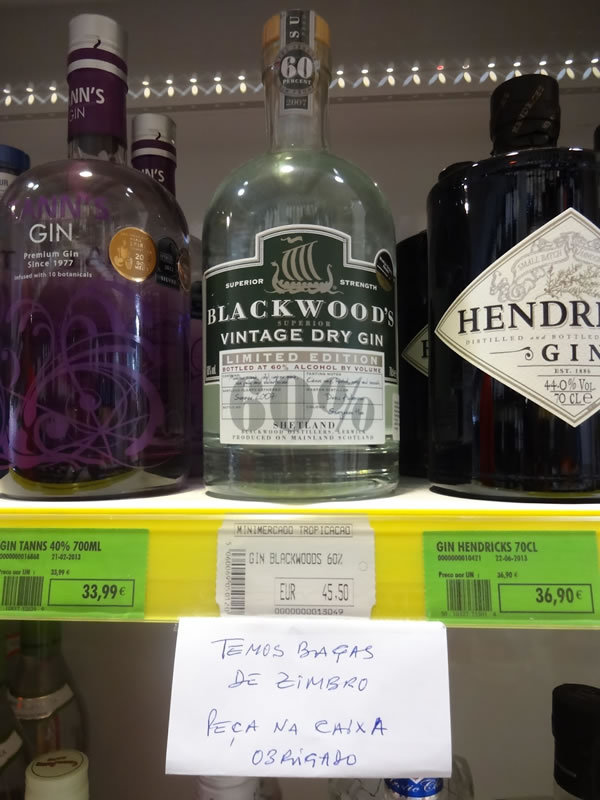 葡萄牙烈酒blackwoods当地特色品牌