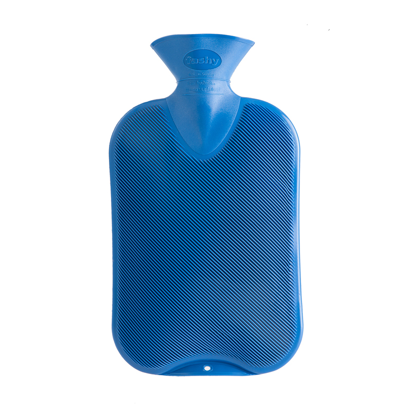 德国Fashy双面斜纹热水袋 湖蓝