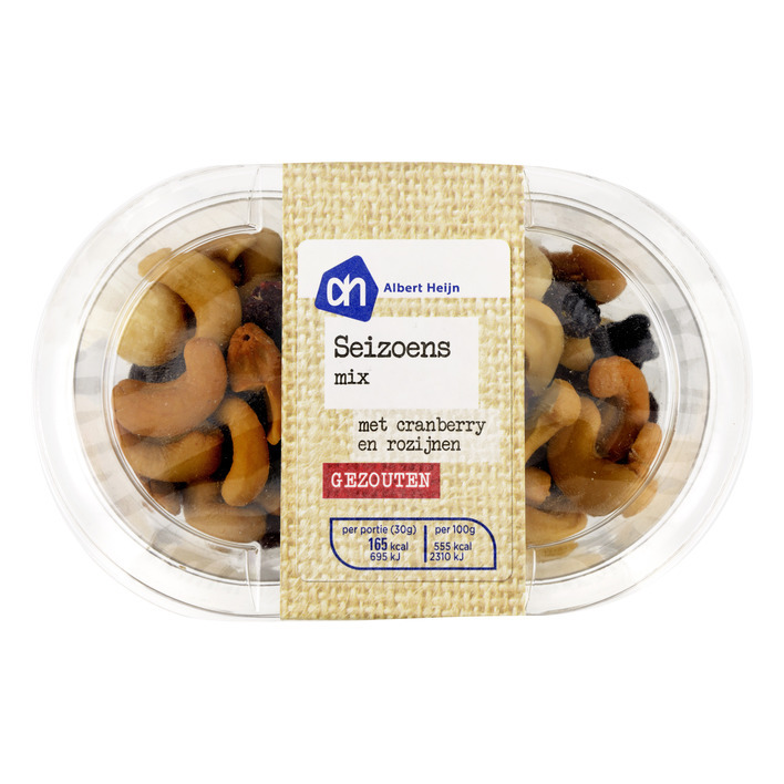 荷兰AH Wintermix蔓越莓腰果-Albert Heijn荷兰鹿特丹 荷兰AH Wintermix蔓越莓腰果