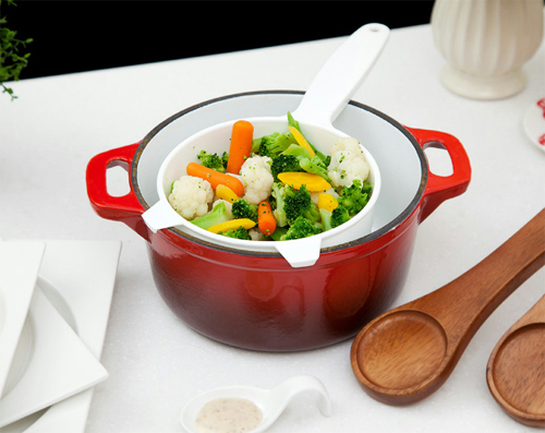 韩国doble不锈钢双耳过滤式洗菜盆（180mm）