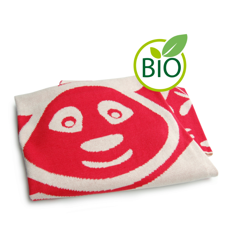 德国Sonnenstrick纯有机棉熊猫婴儿毯W80*L80