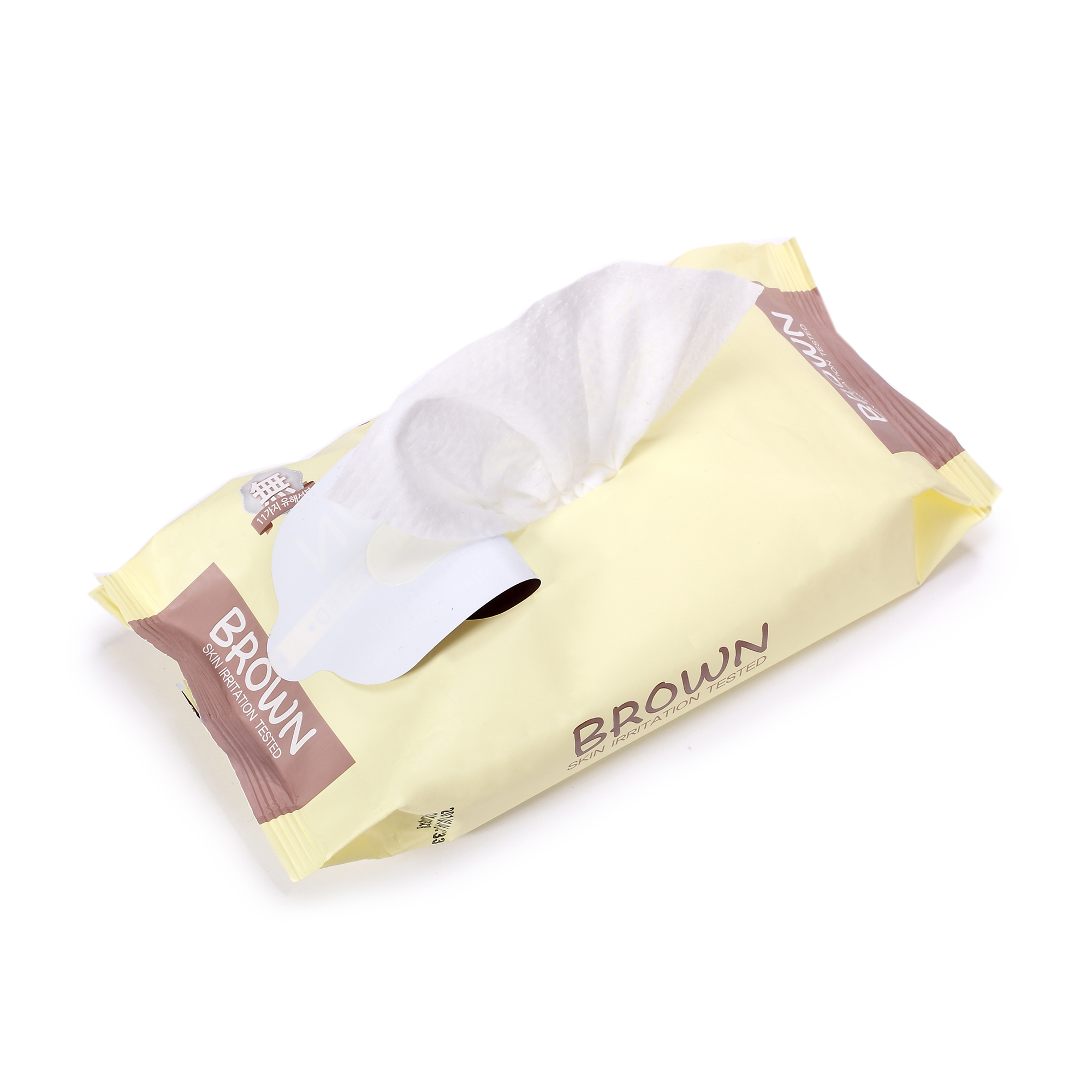 韩国BROWN天然矿泉水婴儿湿巾67片Organic/Embo三包装