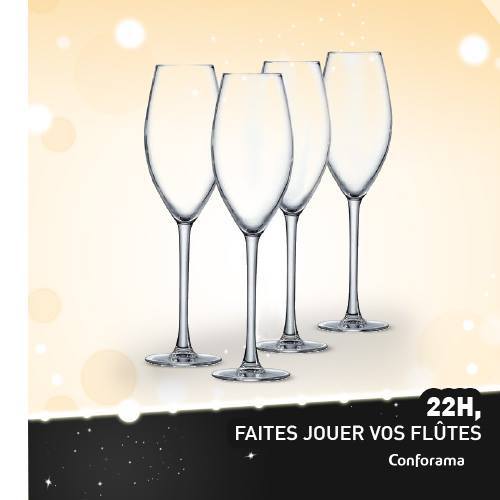 法国CONFORAMA玻璃酒杯