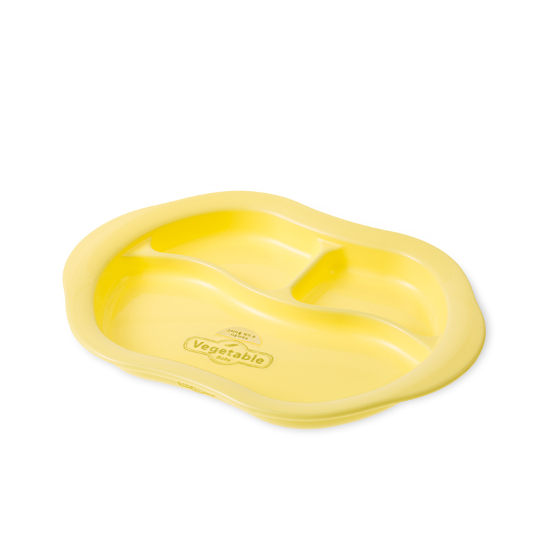 韩国 vegetable baby 分格盘 天然玉米成分 黄色