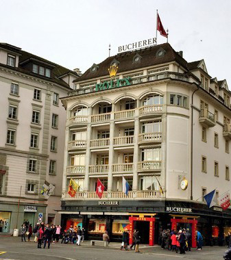 BUCHERER(Luzern) 宝嘉尔钟表珠宝卢塞恩店图片库