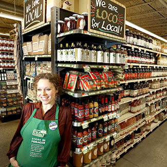 西雅图Whole Foods食品货架-美国西雅图西湖大道2210丹尼路 西雅图Whole Foods食品货架