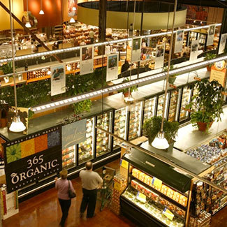 西雅图Whole Foods店内大厅-美国西雅图西湖大道2210丹尼路 西雅图Whole Foods店内大厅