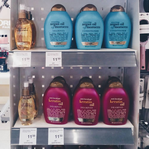 芬兰洗发水keratin oil argan oil