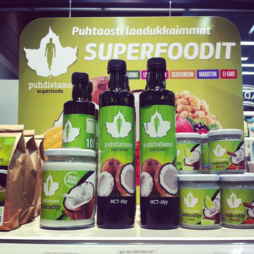 Puhdistamo Real Foods椰子油芬兰有机食品-Tokmanni芬兰坦佩雷 Puhdistamo Real Foods椰子油芬兰有机食品