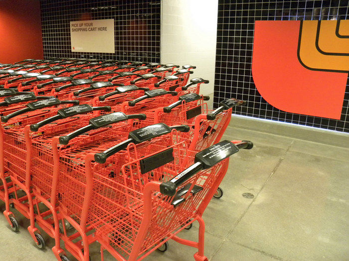 蒙特利尔Loblaws店内购物车