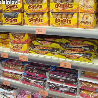 马德里Mercadona食品货架