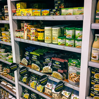 马德里Mercadona食品货架