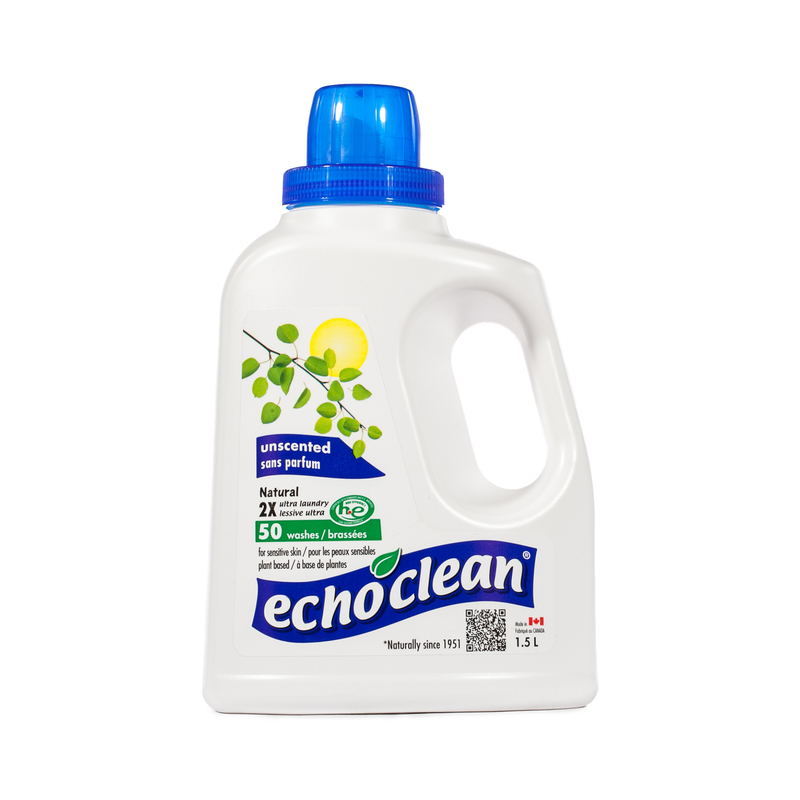 ECHOCLEAN 爱可丽净全天然双倍浓缩无香型洗衣液1.5L