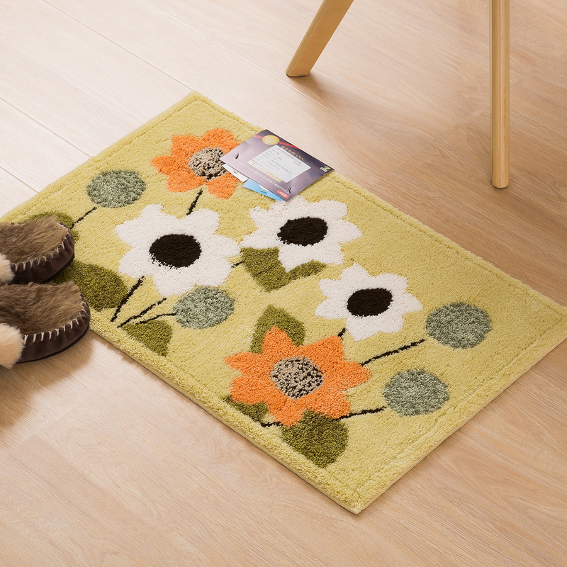 日本OKA 速干浴室地垫 向日葵款 45*75cm /60*110cm-OKA日本北海道 日本OKA 速干浴室地垫 向日葵款 45*75cm /60*110cm