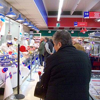 维罗纳Iper Tosano店内大厅