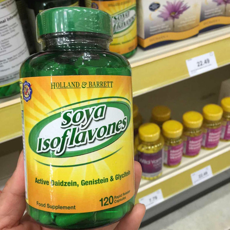 英国Holland & Barrett柏瑞大豆异黄酮护卵巢雌激素