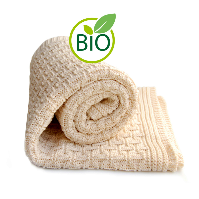 德国Sonnenstrick纯有机棉婴儿毯(方格纹)W100*L90