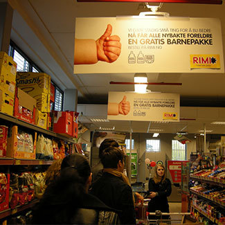 挪威RIMI店内大厅-挪威卑尔根霍克兰哈当厄尔路 挪威RIMI店内大厅