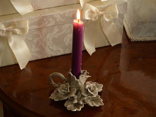 伯根蜡烛和烛台