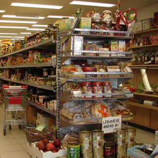 卡瓦拉Alfa-Beta Vassilopoulos食品货架
