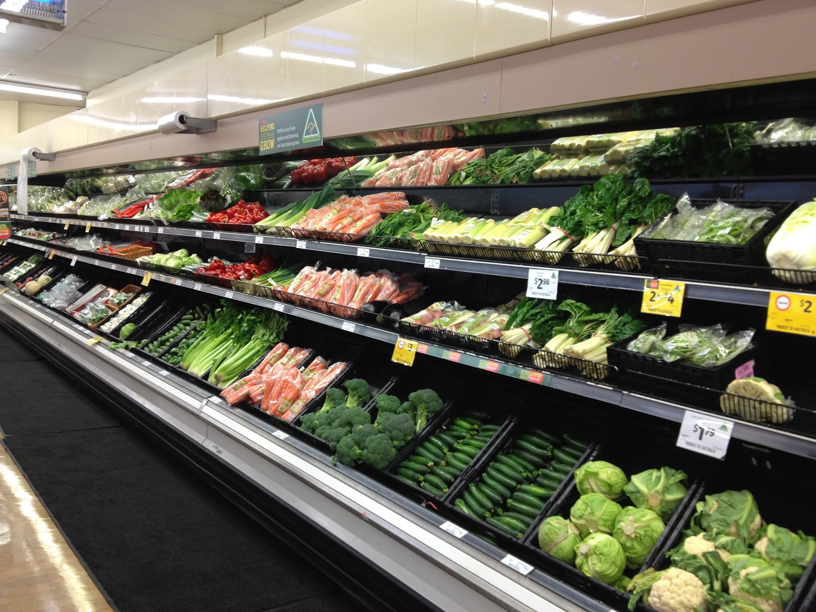 澳大利亚woolworths食品货架