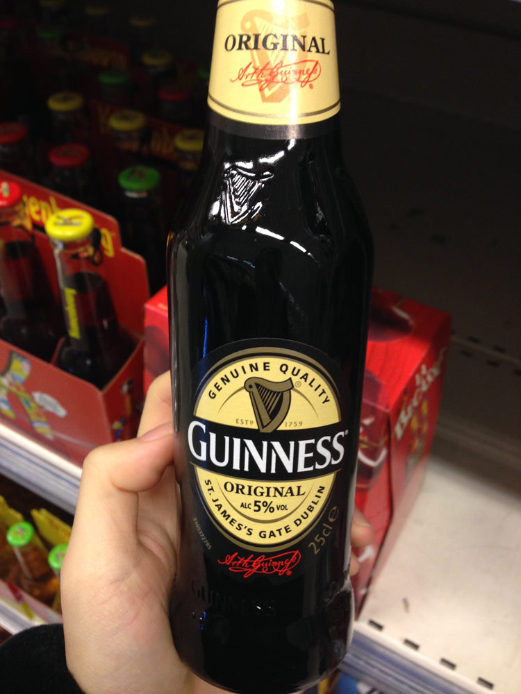 guiness黑啤酒正面