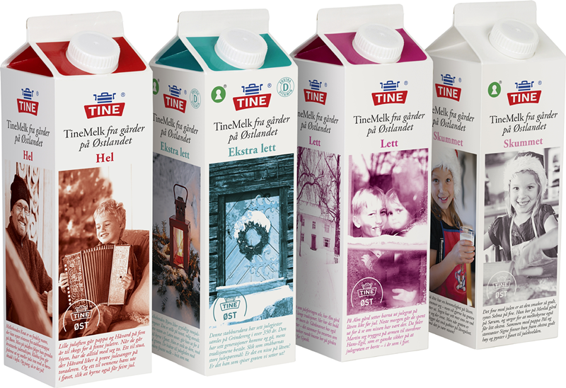 挪威KIWI超市Tine牛奶
