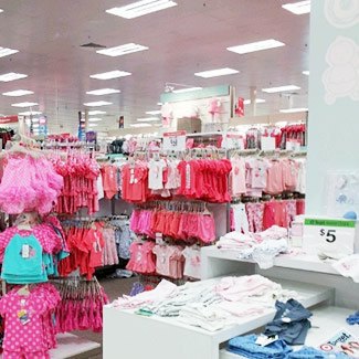 沃加沃加target童装货架