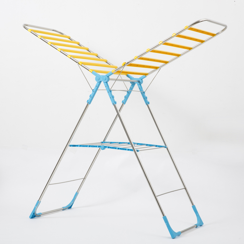 韩国JALMALLA单层晾衣架 黄色