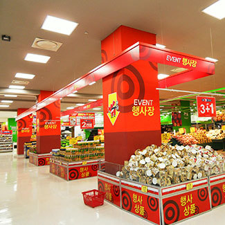 全州市Home plus店内大厅