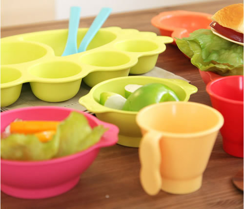 韩国uinlui天然甘蔗制成儿童餐具炫彩健康水杯