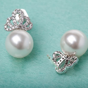 高品质经典珍珠耳钉韩剧同款Gomi's house