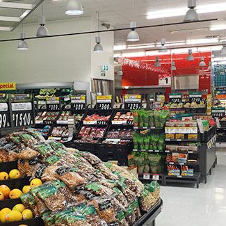 新西兰Countdown食品货架-新西兰威灵顿山西尔维亚公园 新西兰Countdown食品货架