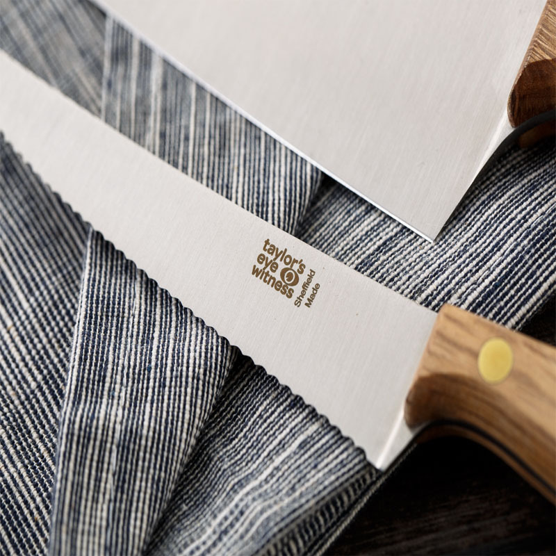 英国Taylor's Eye Witness不锈钢橡木锯齿刀多用刀 13cm