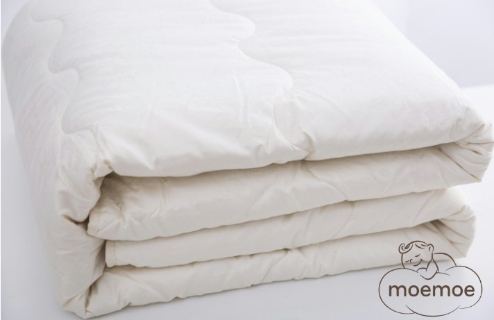 Moemoe 新西兰驼羊毛被－皇后 白色