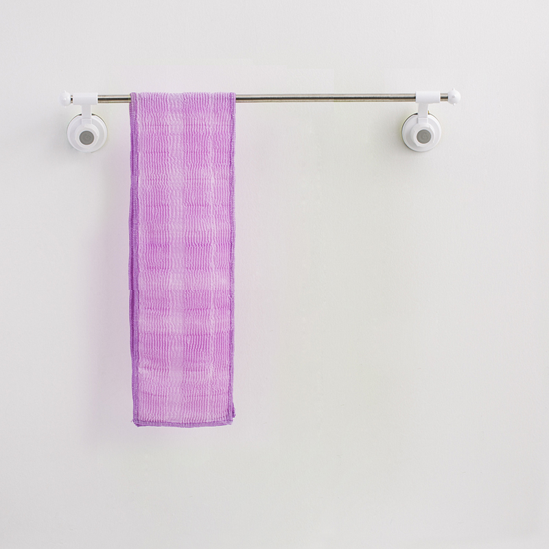 超柔去污免搓操巾紫色长款